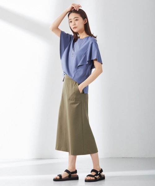 J.PRESS LADIES(J．プレス　レディス)/【WEB限定・UVケア・接触冷感】コンパクトコットンスムース フレアースリーブ カットソー/img07