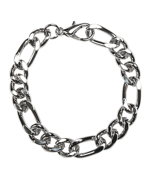 MEXICO シルバー 925 喜平 フィガロ チェーン ブレスレット｜シルバー