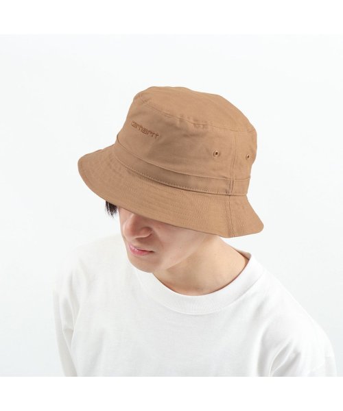 Carhartt WIP(カーハートダブルアイピー)/【日本正規品】カーハート ハット Carhartt WIP SCRIPT BUCKET HAT スクリプトバケットハット コットン ロゴ 刺繍 I029937/img01