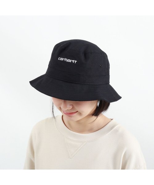 Carhartt WIP(カーハートダブルアイピー)/【日本正規品】カーハート ハット Carhartt WIP SCRIPT BUCKET HAT スクリプトバケットハット コットン ロゴ 刺繍 I029937/img02