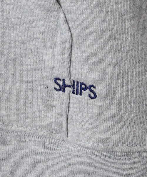 SHIPS MEN(シップス　メン)/*SHIPS: マイクロ SHIPS 刺繍 ロゴ 裏毛 スウェット プルオーバー パーカー/img38