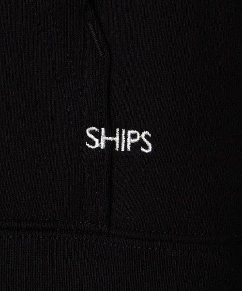 SHIPS MEN(シップス　メン)/*SHIPS: マイクロ SHIPS 刺繍 ロゴ 裏毛 スウェット プルオーバー パーカー/img40