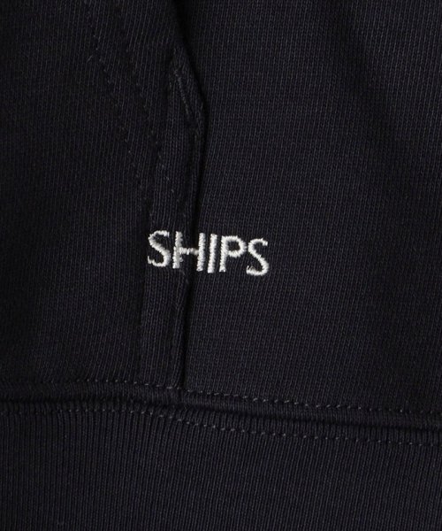 SHIPS MEN(シップス　メン)/*SHIPS: マイクロ SHIPS 刺繍 ロゴ 裏毛 スウェット プルオーバー パーカー/img44