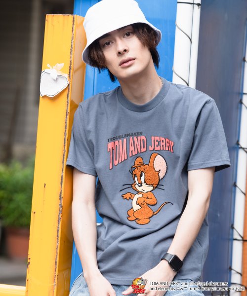 OUTDOOR PRODUCTS(アウトドアプロダクツ)/【OUTDOORPRODUCTS】TOM AND JERRY/トムとジェリー/オリジナルデザインTシャツ/img51