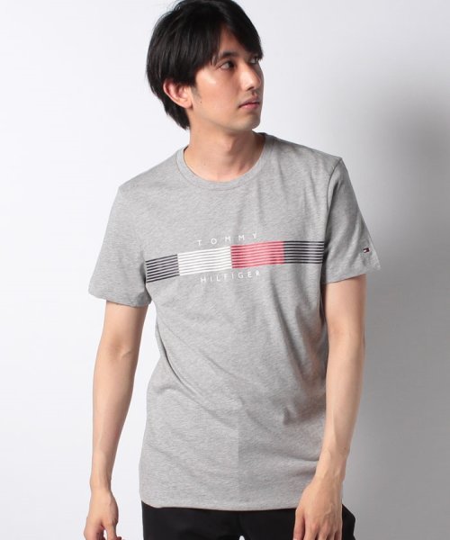 TOMMY HILFIGER(トミーヒルフィガー)/チェストストライプグラフィックTシャツ/img18