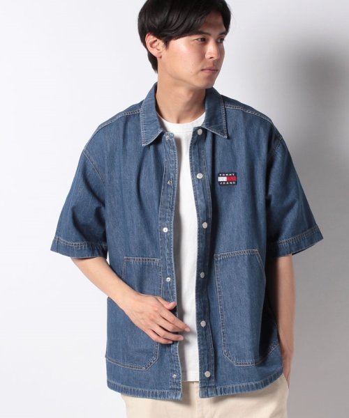 TOMMY JEANS(トミージーンズ)/TJU DENIM WORKER SS OVERSHIRT/img09