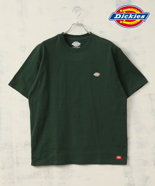 ALWAYS GOOD TIME NEW BASIC STORE(オールウェイグッドタイムニューベーシックストア)/【DICKIES/ディッキーズ】ワンポイントロゴ ミニワッペン クルーネックTシャツ/img05