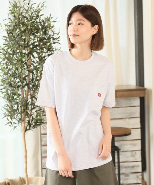 Dickies(Dickies)/【DICKIES/ディッキーズ】ワンポイントロゴ ミニワッペンポケット付き クルーネックTシャツ/img22