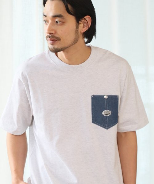 ALWAYS GOOD TIME NEW BASIC STORE(オールウェイグッドタイムニューベーシックストア)/【DICKIES/ディッキーズ】布帛ポケット切替クルーネックTシャツ/img19