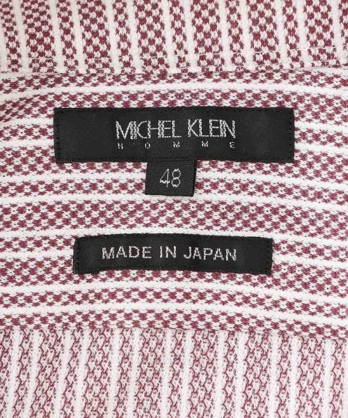 MICHEL KLEIN HOMME(ミッシェルクランオム)/【2022年モデル】《日本製》ストライプラッセルシャツ/img05