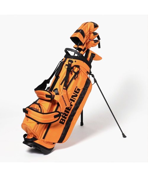 限定品｜ブリーフィング ゴルフ キャディバッグ ゴルフバッグ スタンド 9.5型 5分割 47インチ対応 BRIEFING GOLF BRG221D38 ゴルフ BRIEFING COLLECTION 付属のフードは本体の収納部へ収納してのお届けとなります