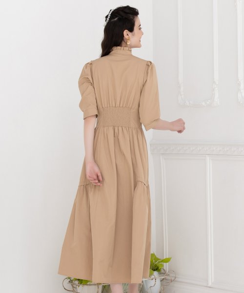 DRESS+(ドレス プラス)/ワンピース フレア Aライン 袖付き スタンドカラー/img06