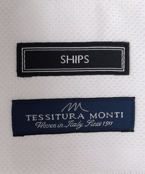 SHIPS MEN(シップス　メン)/SHIPS:MONTI社製生地 カラミ ボタンダウン 無地 半袖シャツ/img14