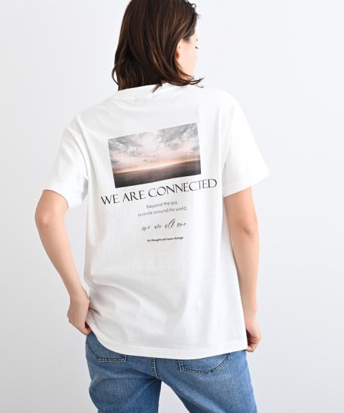 INDIVI(インディヴィ)/【WORLD for the World】バックプリント フォトTシャツ/img11