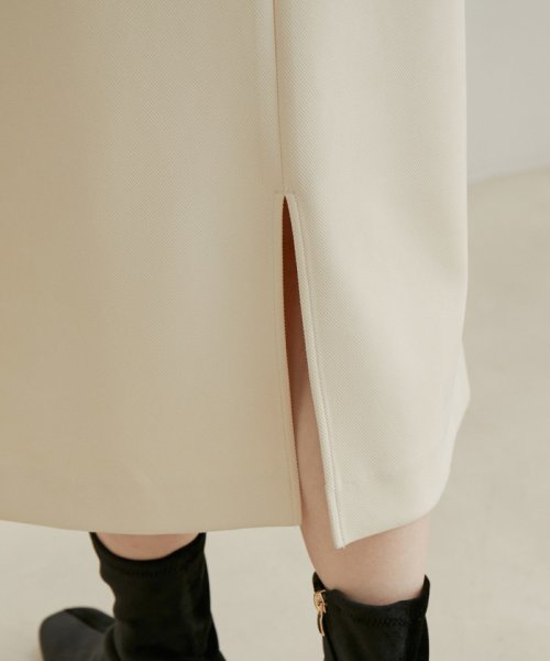 VIS(ビス)/【選べる着丈・洗える】ベロアタッチタイトスカート【sustainable】/img17