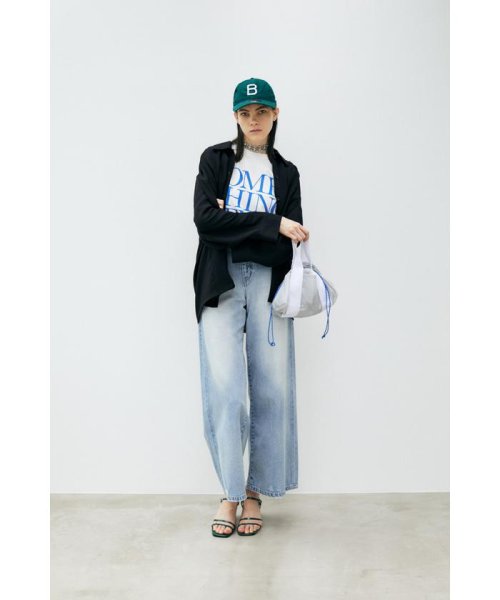 moussy(マウジー)/RIPPED HEM WIDE FLARE/img13