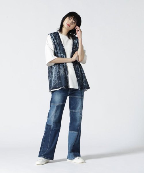 AVIREX(AVIREX)/直営店限定/ REMAKE STRETCH DENIM PANTS/ リメイクストレッチデニムパンツ/img11