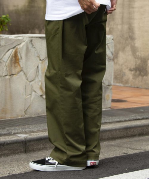 GLOSTER(GLOSTER)/【Dickies/ディッキーズ】T/C ツイルイージーパンツ ワイドチノ チノパン ルーズフィット/img02