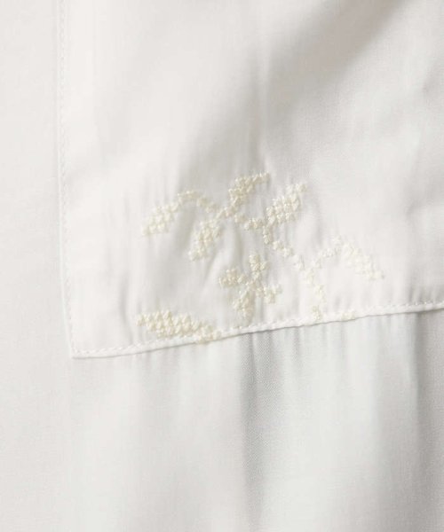 ABAHOUSE(ABAHOUSE)/【刺繍】リーフ柄 オープンカラー 半袖シャツ/img01