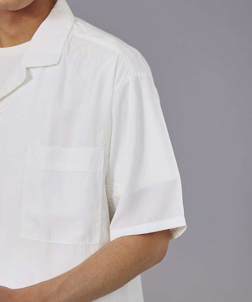 ABAHOUSE(ABAHOUSE)/【刺繍】リーフ柄 オープンカラー 半袖シャツ/img05