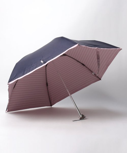 POLO RALPH LAUREN(umbrella)(ポロラルフローレン（傘）)/晴雨兼用折りたたみ日傘 ”ワンポイント バックボーダー”/img01