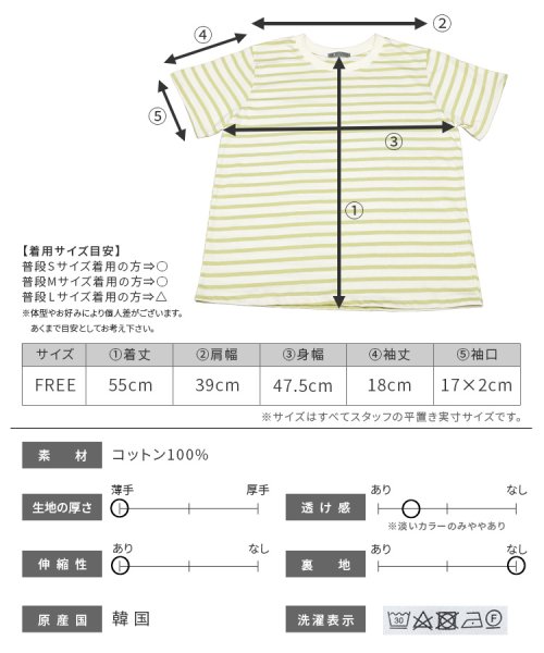 reca(レカ)/カラーボーダーTシャツ(220403)/img15