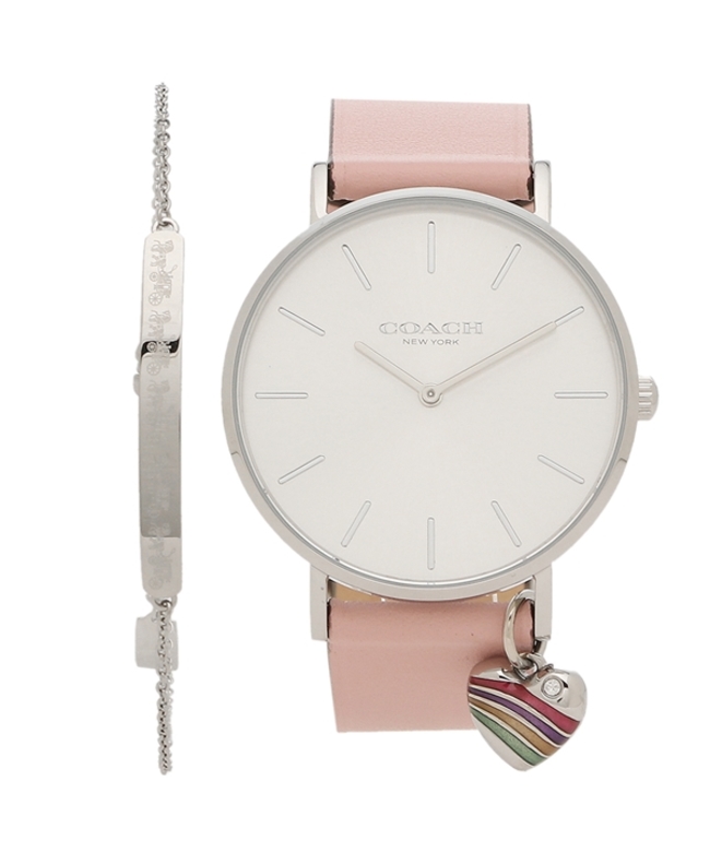 激安買付 コーチ レディース 時計 ペリー 36mm クォーツ シルバー