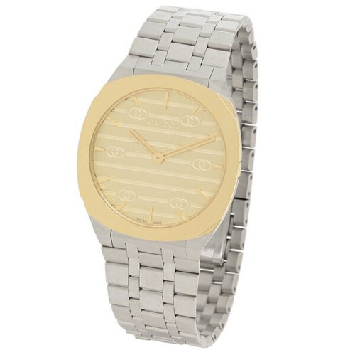 グッチ レディース 時計 34mm クォーツ ゴールド シルバー GUCCI  