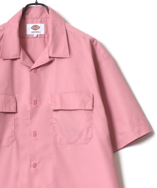 LAZAR(ラザル)/【Lazar】Dickies/ディッキーズ T/Cツイル オーバーサイズ オープンカラー ワークシャツ/CPOシャツ/シャツジャケット/img19