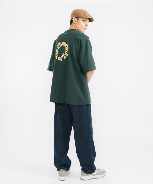 Rocky Monroe(ロッキーモンロー)/Tシャツ 半袖 メンズ レディース カレッジ ロゴ プリント 学校 アメリカ アメカジ カジュアル ストリート トップス ルーズ ワイド ビッグシルエット オー/img44