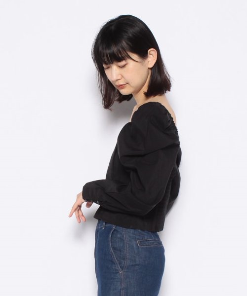 LEVI’S OUTLET(リーバイスアウトレット)/JUNIE MUTTON SLV BLOUSE CAVIAR/img01