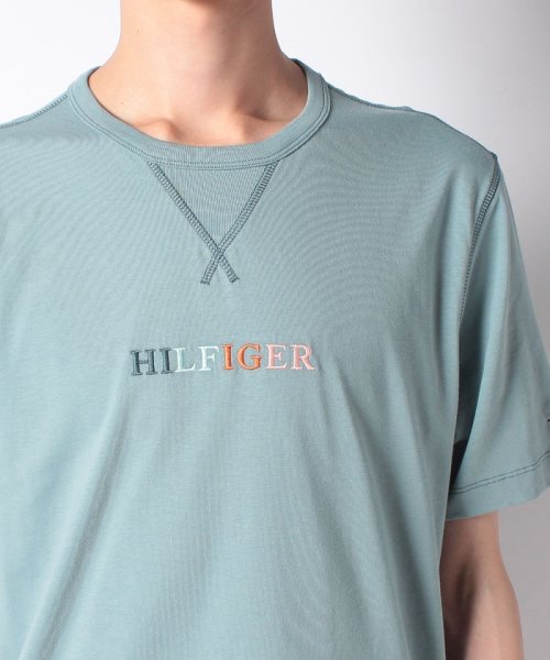 TOMMY HILFIGER(トミーヒルフィガー)/コントラストステッチロゴTシャツ/img11