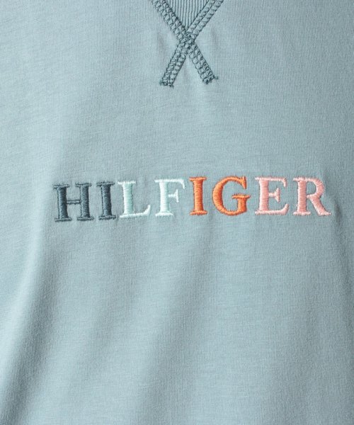 TOMMY HILFIGER(トミーヒルフィガー)/コントラストステッチロゴTシャツ/img13