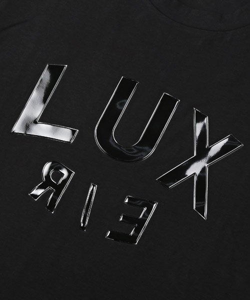 LUXSTYLE(ラグスタイル)/LUXER(ラグジュ)立体エナメルロゴプリント半袖Tシャツ/Tシャツ メンズ 半袖 プリント ロゴ エナメル 光沢 立体 エンボス/img15