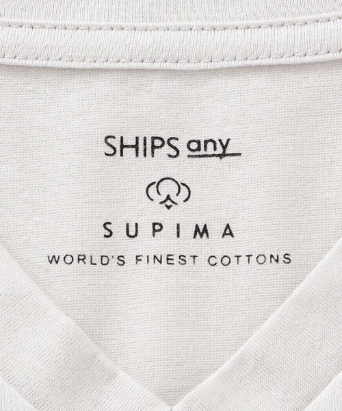 SHIPS any MEN(シップス　エニィ　メン)/SHIPS any: SUPIMA コットン Vネック 半袖 Tシャツ/img02