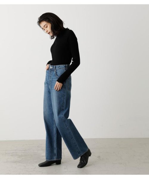 AZUL by moussy(アズールバイマウジー)/HIGH WAIST DENIM WIDE ２/img10