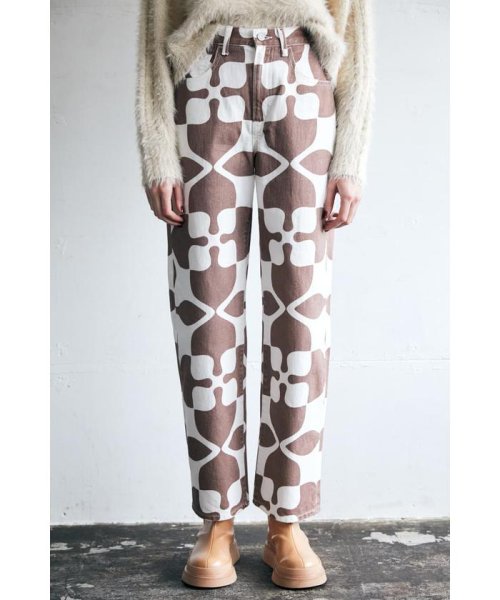 moussy(マウジー)/TILE PATTERN LOOSE STRAIGHT/img22