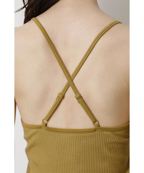 AZUL by moussy(アズールバイマウジー)/BASIC BACK CROSS CAMISOLE/img28