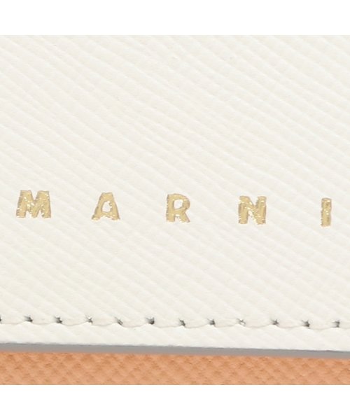 MARNI(マルニ)/マルニ 三つ折り財布 トランク トリフォールドウォレット ミニ財布 ホワイト マルチ レディース MARNI PFMOW02U23 LV520 Z539G/img06
