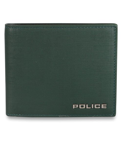 POLICE(ポリス)/ポリス POLICE 財布 二つ折り メンズ ボックス型小銭入れ トレント TRENTO ブラック ワイン レッド グリーン 黒 PA－70601/img02