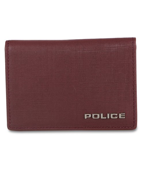 POLICE(ポリス)/ポリス POLICE カードケース 名刺入れ ID 定期入れ メンズ スリム 薄型 トレント TRENTO ブラック ワイン レッド グリーン 黒 PA－706/img02