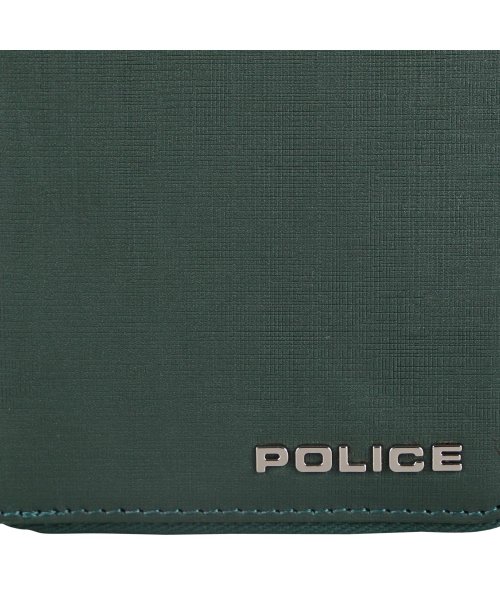 POLICE(ポリス)/ポリス POLICE 財布 二つ折り メンズ ラウンドファスナー ボックス型小銭入れ トレント TRENTO ブラック ワイン レッド グリーン 黒 PA－70/img11