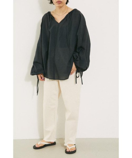 BLACK BY MOUSSY(ブラックバイマウジー)/balloon sleeve blouse/img12