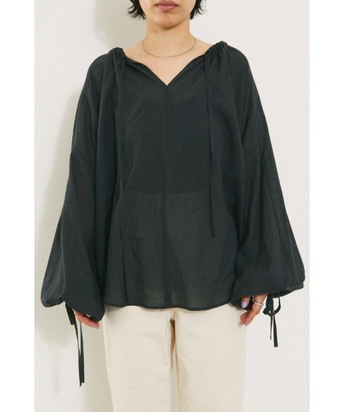 BLACK BY MOUSSY(ブラックバイマウジー)/balloon sleeve blouse/img14