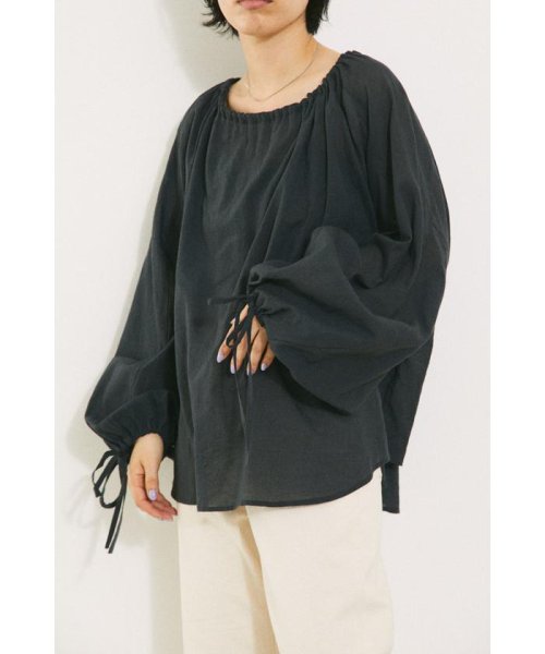 BLACK BY MOUSSY(ブラックバイマウジー)/balloon sleeve blouse/img21