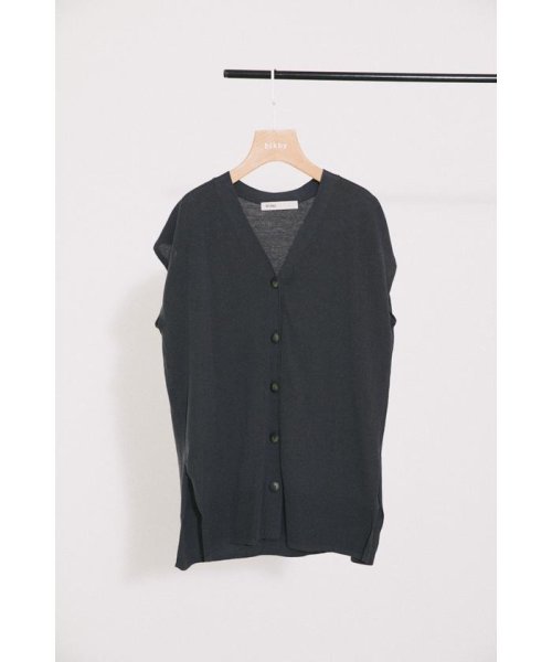 BLACK BY MOUSSY(ブラックバイマウジー)/cotton washable vest/img10