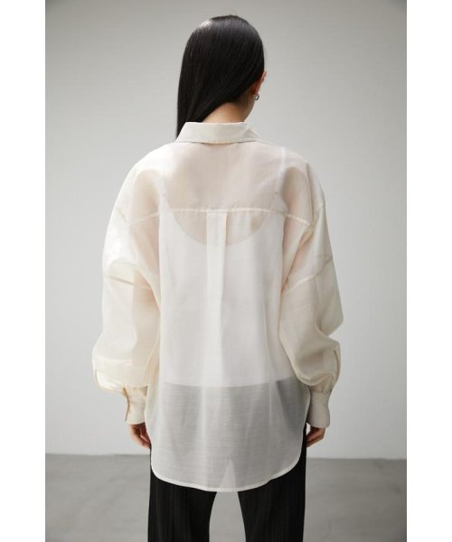 AZUL by moussy(アズールバイマウジー)/FORM SLEEVE SHEER SH/img06