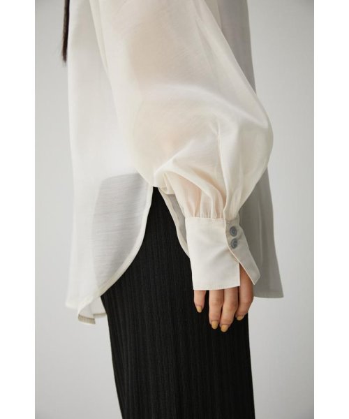 AZUL by moussy(アズールバイマウジー)/FORM SLEEVE SHEER SH/img09