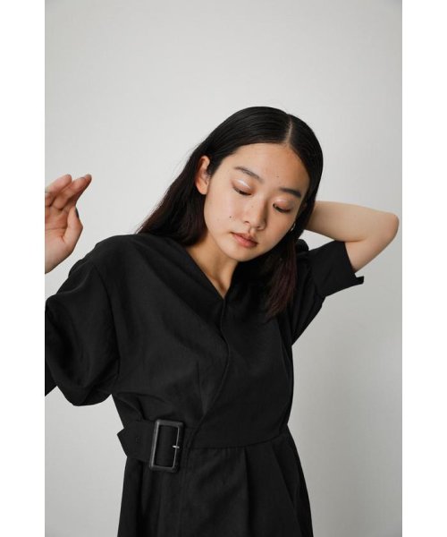 AZUL by moussy(アズールバイマウジー)/SIDE BELT CACHE－COEUR BLOUSE/img10