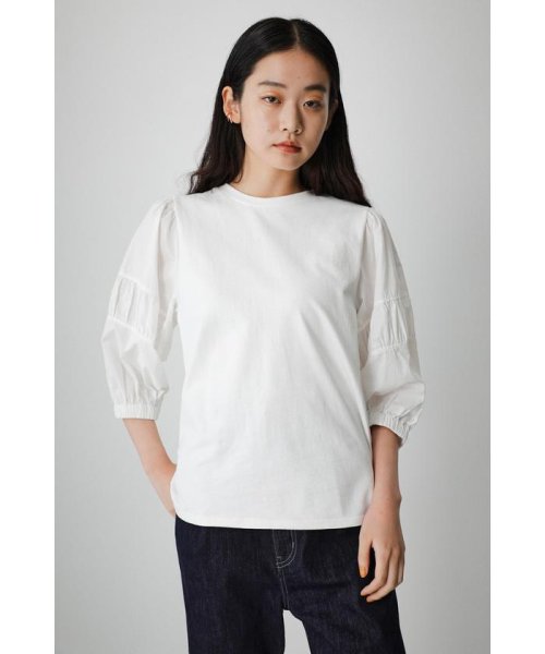 AZUL by moussy(アズールバイマウジー)/SLEEVE SWITCHING DESIGN TOPS/img04